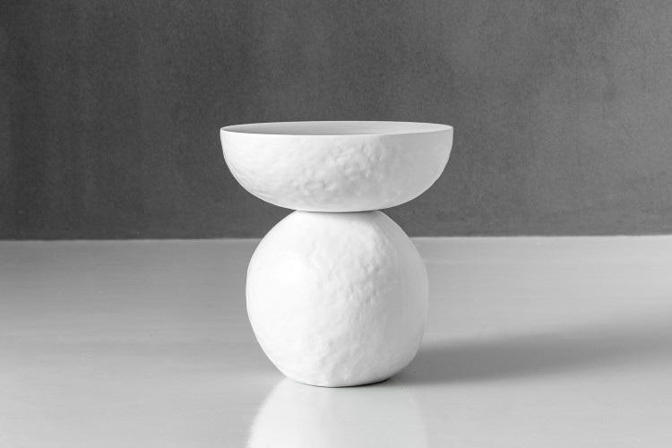 Eliano Side Table - Matt White Side Tables - 1