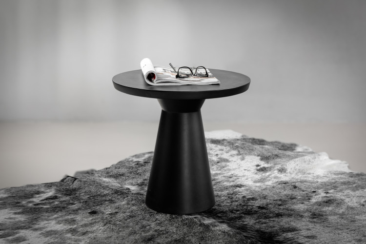 Zelma Side Table - Matt Black Side Tables - 1