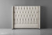 copy of Genevieve Headboard - Double - Ivory Double Headboards - 2