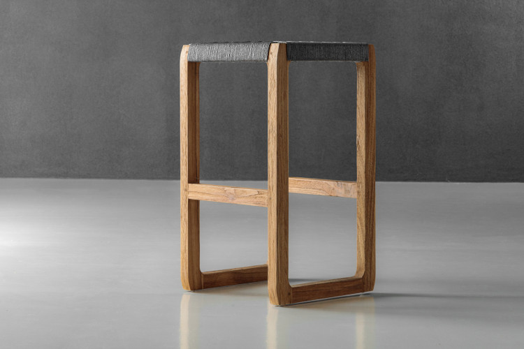 Rio Patio Tall Bar Stool - Fossil Patio Bar Chairs - 1