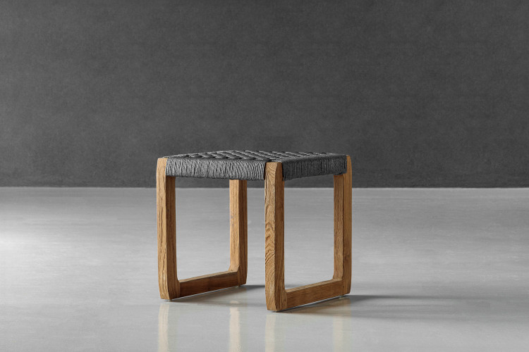 Rio Patio Dining Stool - Fossil Patio Dining Chairs - 1