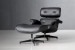 Snowden Lounge Chair - Obsidian Leather Loungers - 1
