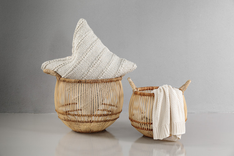 Kadoma Basket - Set of 2 Baskets & Storage - 1