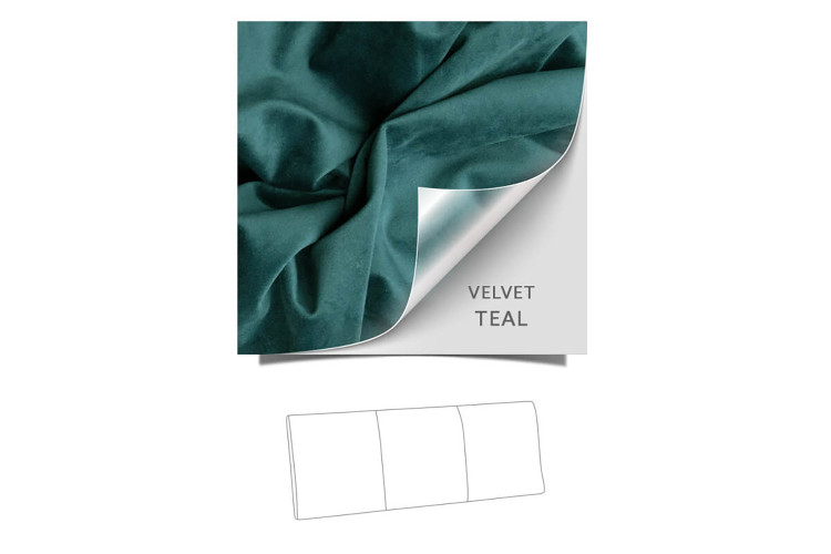 Gemma Headboard - King - Velvet Teal King Headboards - 1