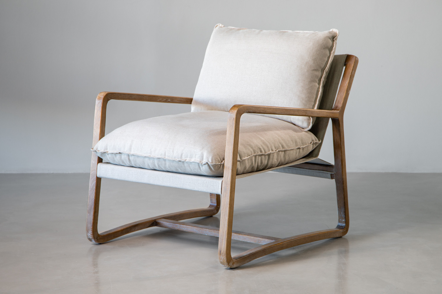 Clyde Armchair - Stone Armchairs - 2