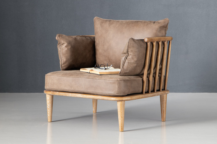 Vesta Leather Armchair - Coco Armchairs - 1