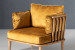 Vesta Velvet Armchair - Mustard Armchairs - 4