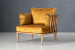 Vesta Velvet Armchair - Mustard Armchairs - 3