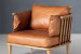 Vesta Leather Armchair - Aged Tan Armchairs - 4