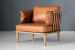 Vesta Leather Armchair - Aged Tan Armchairs - 3
