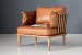 Vesta Leather Armchair - Aged Tan Armchairs - 1