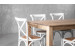 Montreal La Rochelle 8-Seater Dining Set - Rustic White  - 2.4m 8-Seater Dining Sets - 6