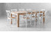 Montreal La Rochelle 8-Seater Dining Set - Rustic White  - 2.4m 8-Seater Dining Sets - 4