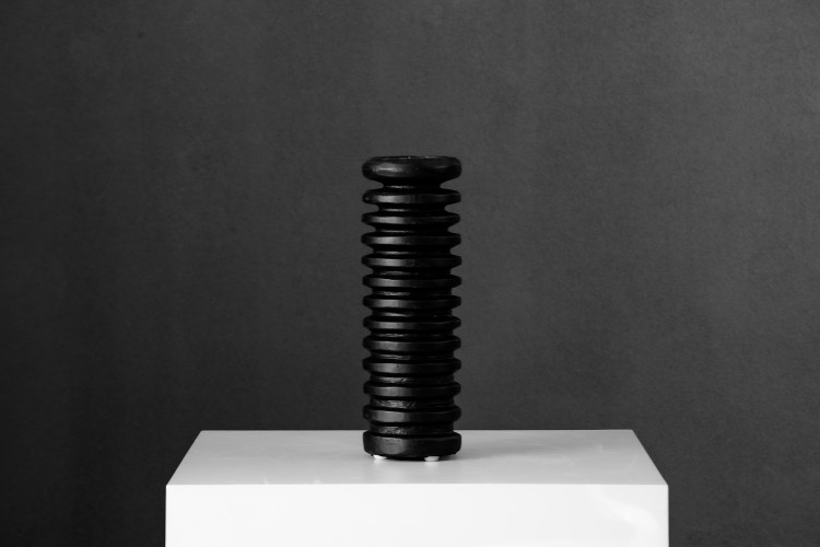 Martina Candle Holder - Black Candle Holders - 1