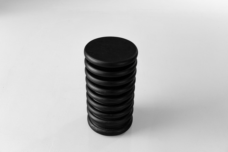 Martina Side Table - Large - Black Side Tables - 1