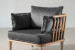 Vesta Velvet Armchair - Charcoal Armchairs - 5