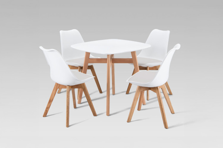 Louis Cody 4-Seater Dining Set 4-Seater Dining Sets - 1