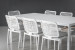 Venice Ceylon 8-Seater Patio Dining Set - White Patio Dining Sets - 6