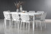 Venice Ceylon 8-Seater Patio Dining Set - White Patio Dining Sets - 2