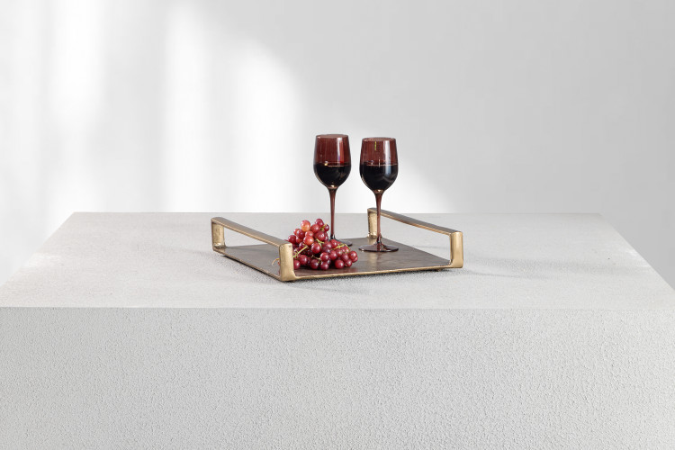 Mina Decorative Tray - Square Bowls & Trays - 5