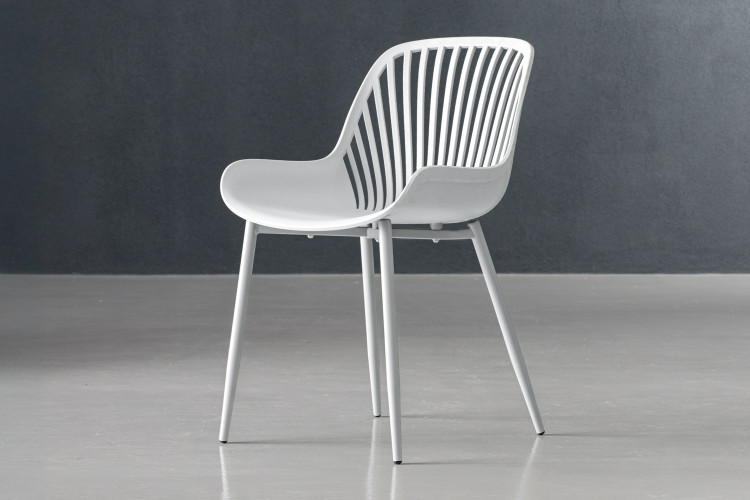 Paige Dining Chair - White Dining Chairs - 1