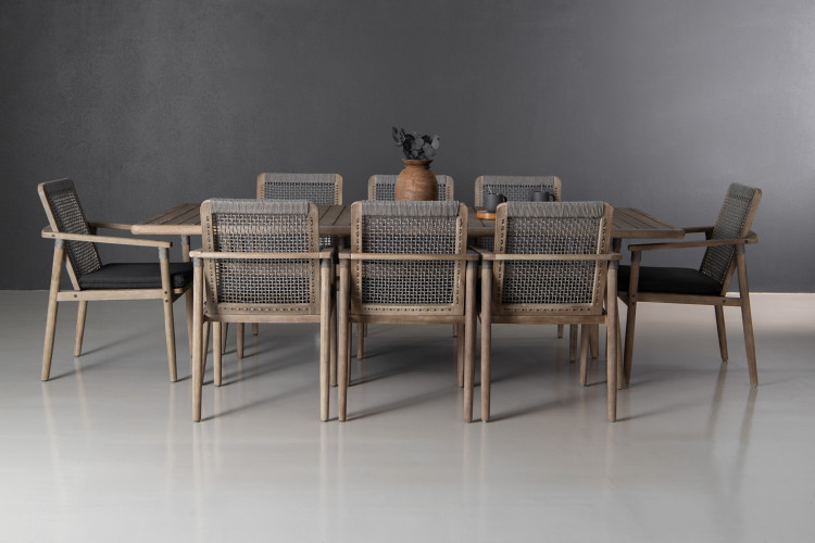 Ashburn 8-Seater Patio Dining Set Patio Dining Sets - 1