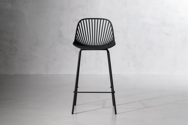 Yara Counter Bar Chair - Black Yara Bar Chair Collection - 1