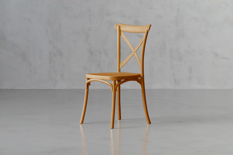 Durance Dining Chair - Matt Mustard Dining Chairs - 1