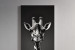 Premium Canvas - Giraffe - Black & White Canvas Art - 4