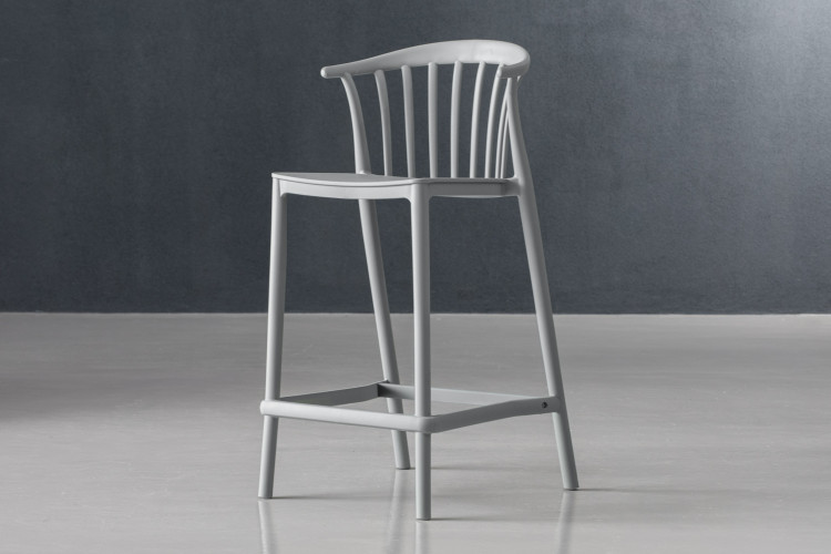 Kenzy Counter Bar Stool - Dove Grey Bar & Counter Chairs - 1