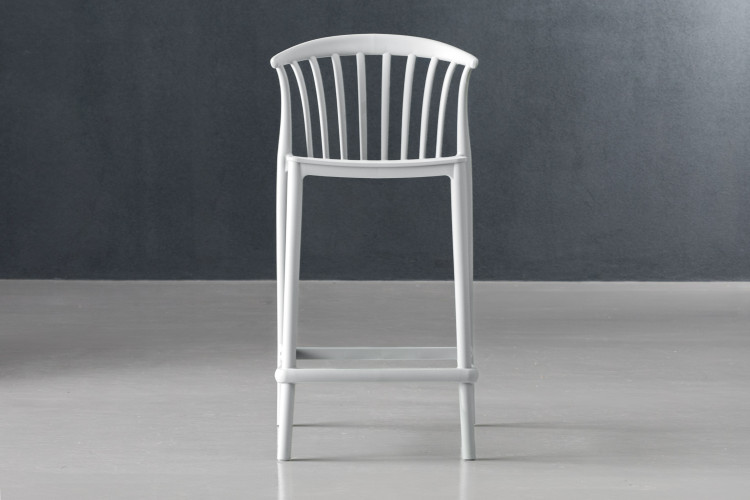 Kenzy Counter Bar Stool - White Bar & Counter Chairs - 1