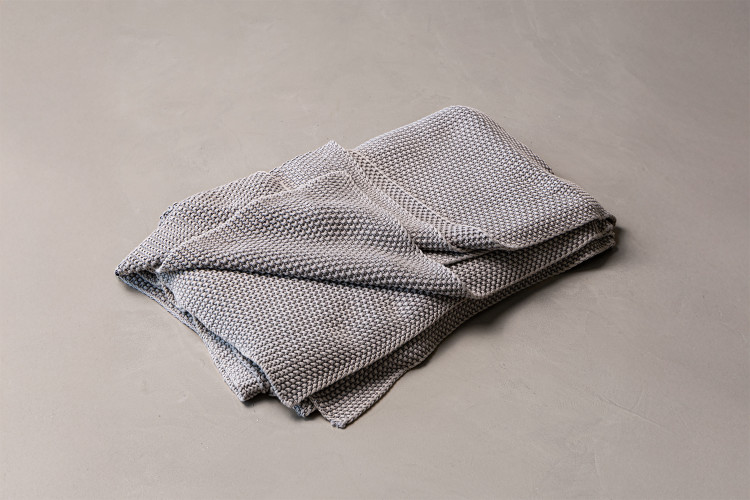 Jamali Moss Knit Throw - Pebble Throws - 1