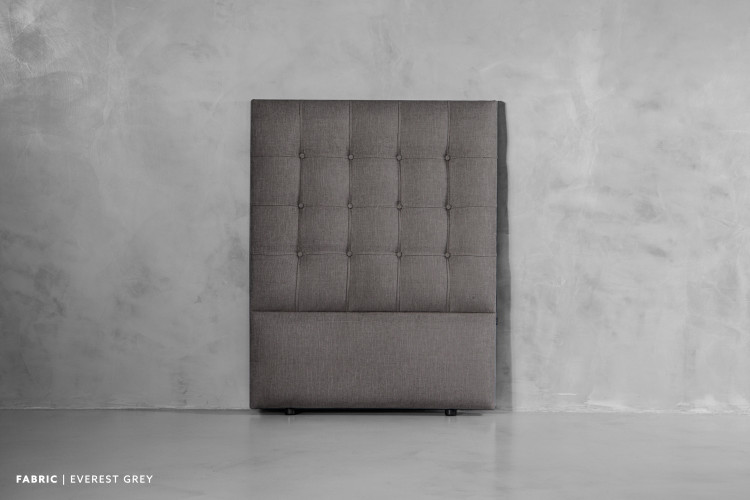 Ariella Headboard - Single - Everest Grey Single Headboards - 1