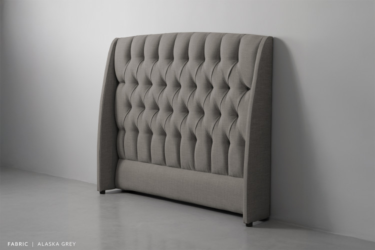 Aubrien Headboard - Double - Alaska Grey Double Headboards - 1
