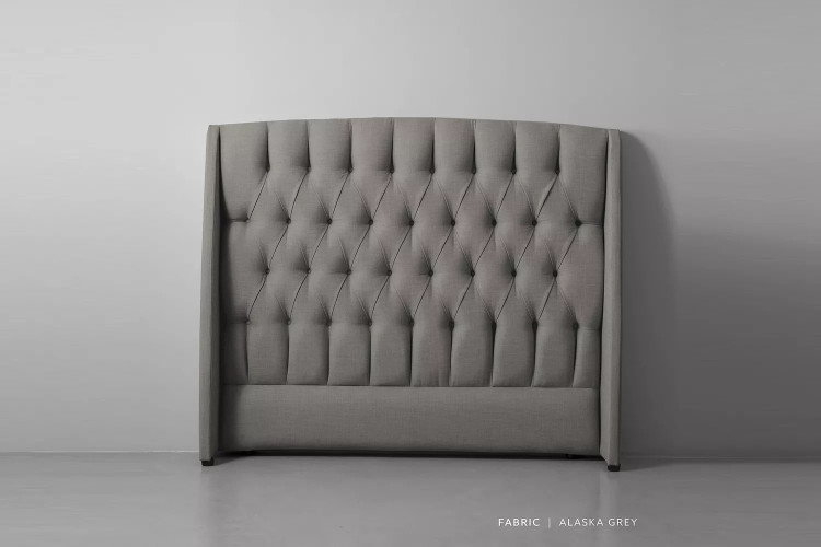 Aubrien Headboard - King - Alaska Grey King Headboards - 1