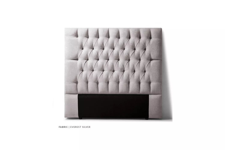 Catherine Headboard - Queen - Everest Silver Queen Headboards - 1
