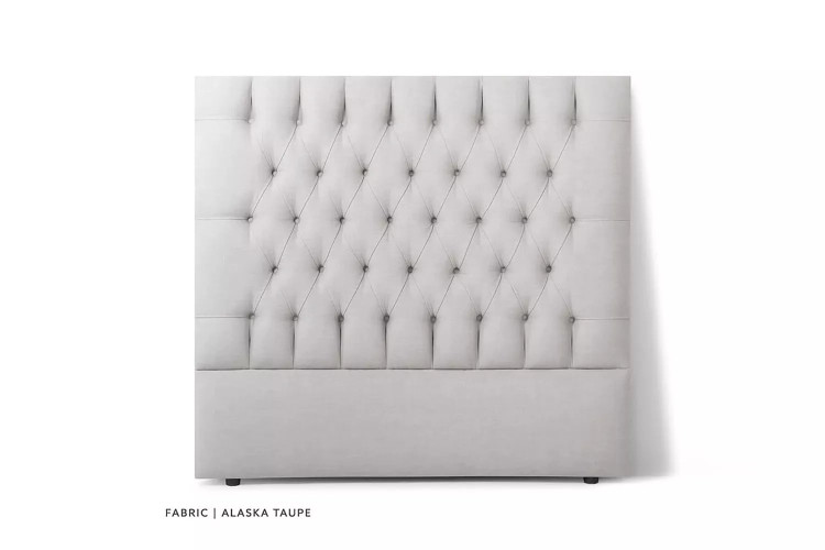 Catherine Headboard - Single - Alaska Taupe Single Headboards - 1