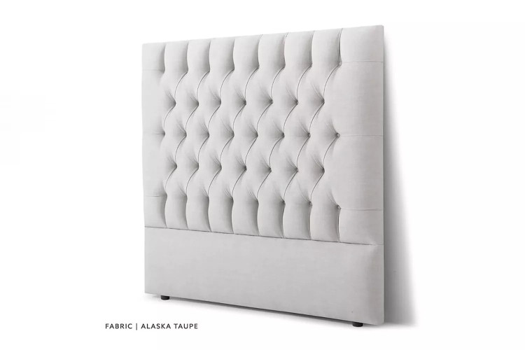 Catherine Headboard - Single - Alaska Taupe Single Headboards - 1