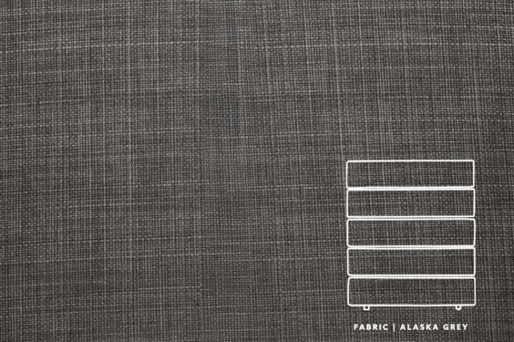 Drew Headboard - Three Quarter - Alaska Grey 3/4 Headboards - 1