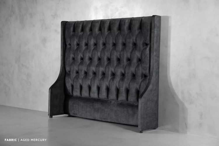 Madison Headboard - Double - Aged Mercury Double Headboards - 2