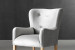 Emma Dining Chair - Velvet Grey Dining Chairs - 3