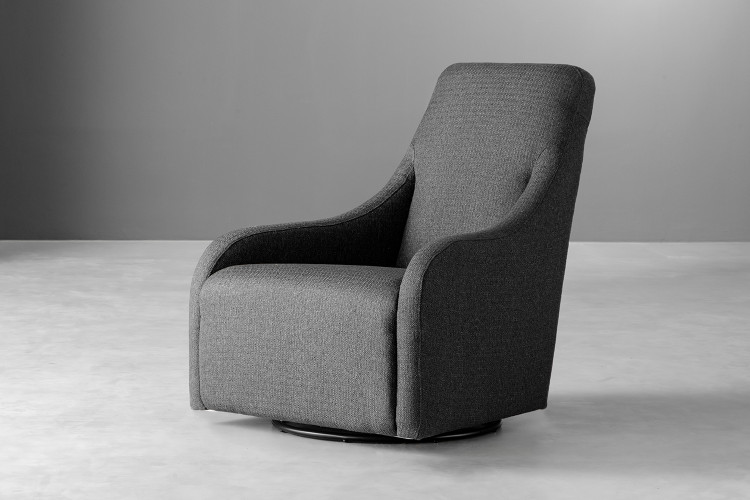 Vesper Swivel Armchair - Shadow Armchairs - 1