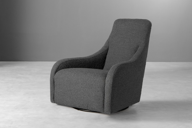 Vesper Swivel Armchair - Storm Grey Living Room Furniture - 1