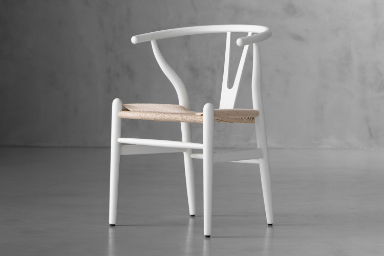 Sofia Dining Chair - White & Natural Sofia Dining Chair Collection - 1