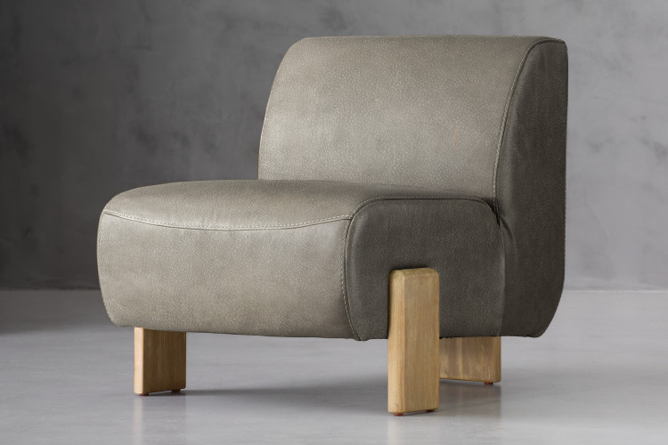 Takara Leather Chair - Graphite Occasional Chairs - 1