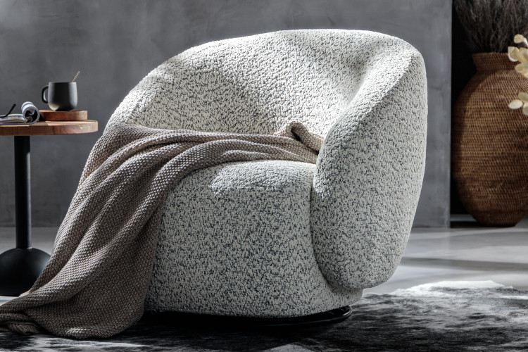 Denver Swivel Armchair - Winter Storm Armchairs - 1