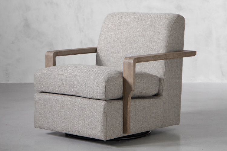 Elara Swivel Armchair - Flint Armchairs - 1