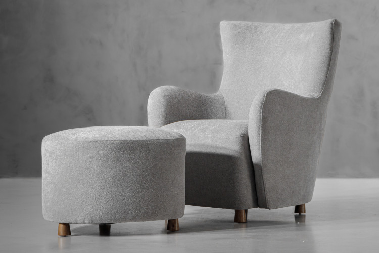 Hutton Lounge Chair - Cloud Grey Armchairs - 1