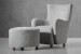 Hutton Lounge Chair - Cloud Grey Armchairs - 2