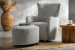 Hutton Lounge Chair - Winter Storm Armchairs - 1